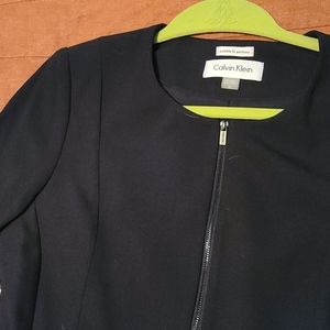 Fitted black Calvin Klein jacket